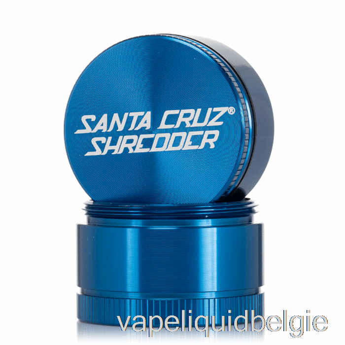 Vape Smaken Santa Cruz Versnipperaar 1,6inch Klein 3-delige Molen Blauw (40mm)